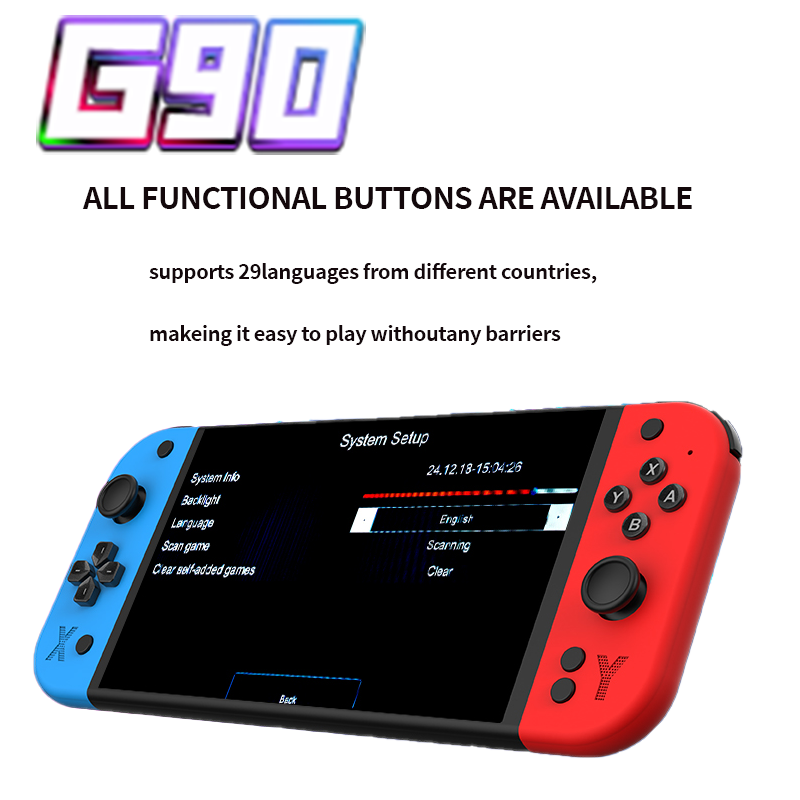 Gaming Console Youtube - G90 7 Inch 64GB 4000mAh High