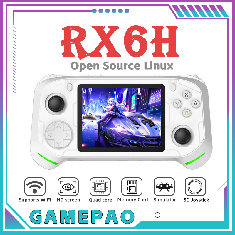 Gaming Console Youtube - Open Source RX6H Retro Handheld Video