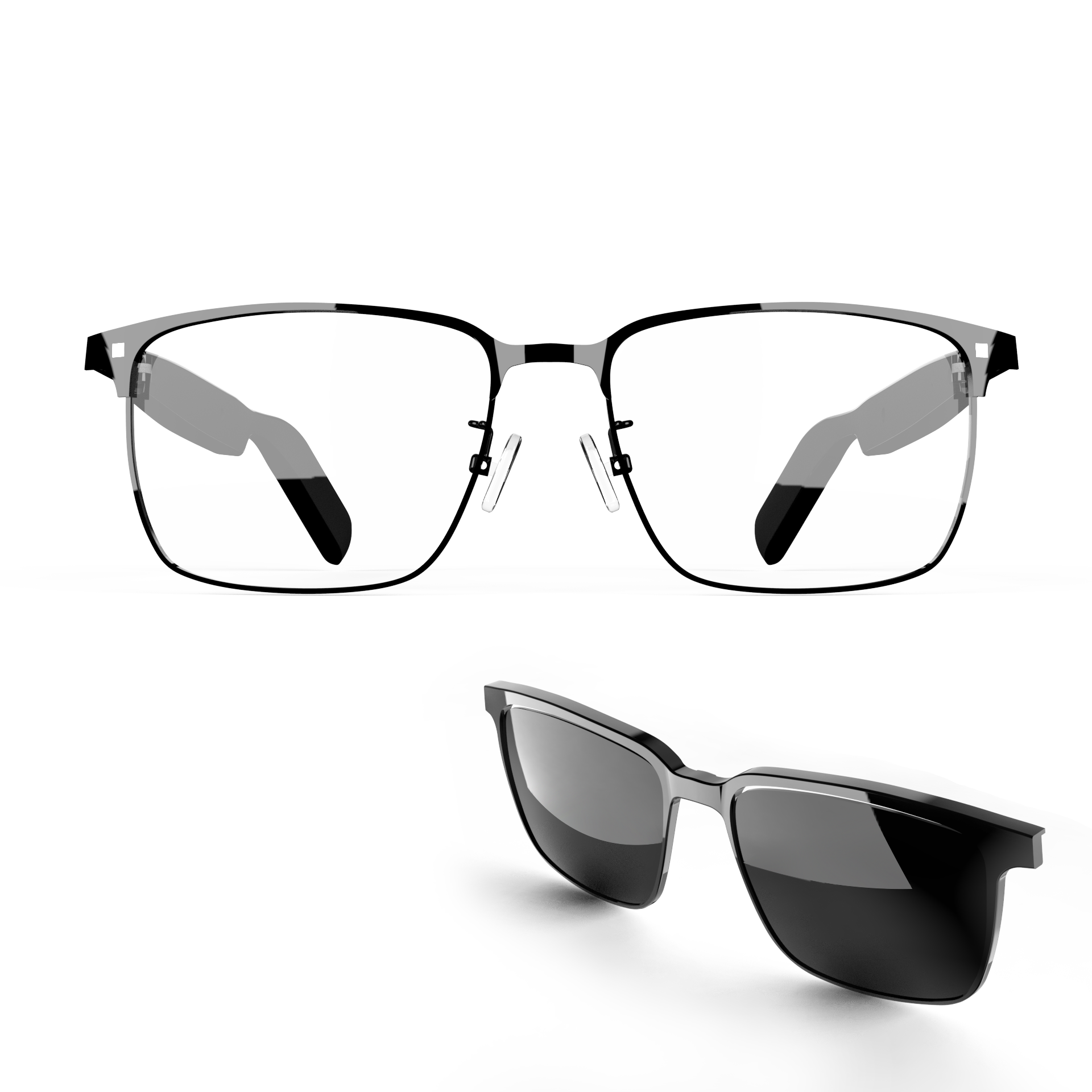 Headset Gaming Console - Smart Wireless Bluetooth Glasses Outdoor Sunglasses