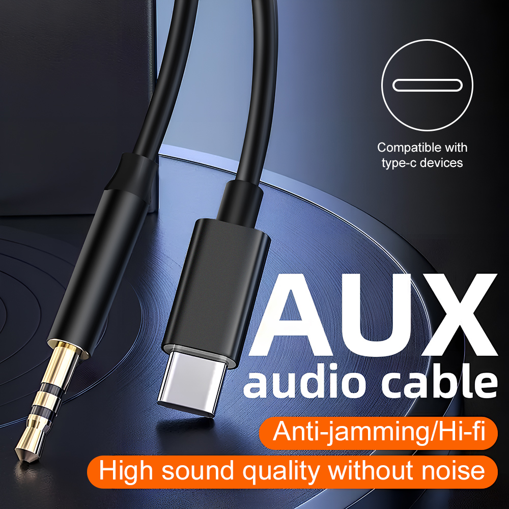 Gaming Console Connect With Phone - Type-C to 3.5mm AUX Audio Cable