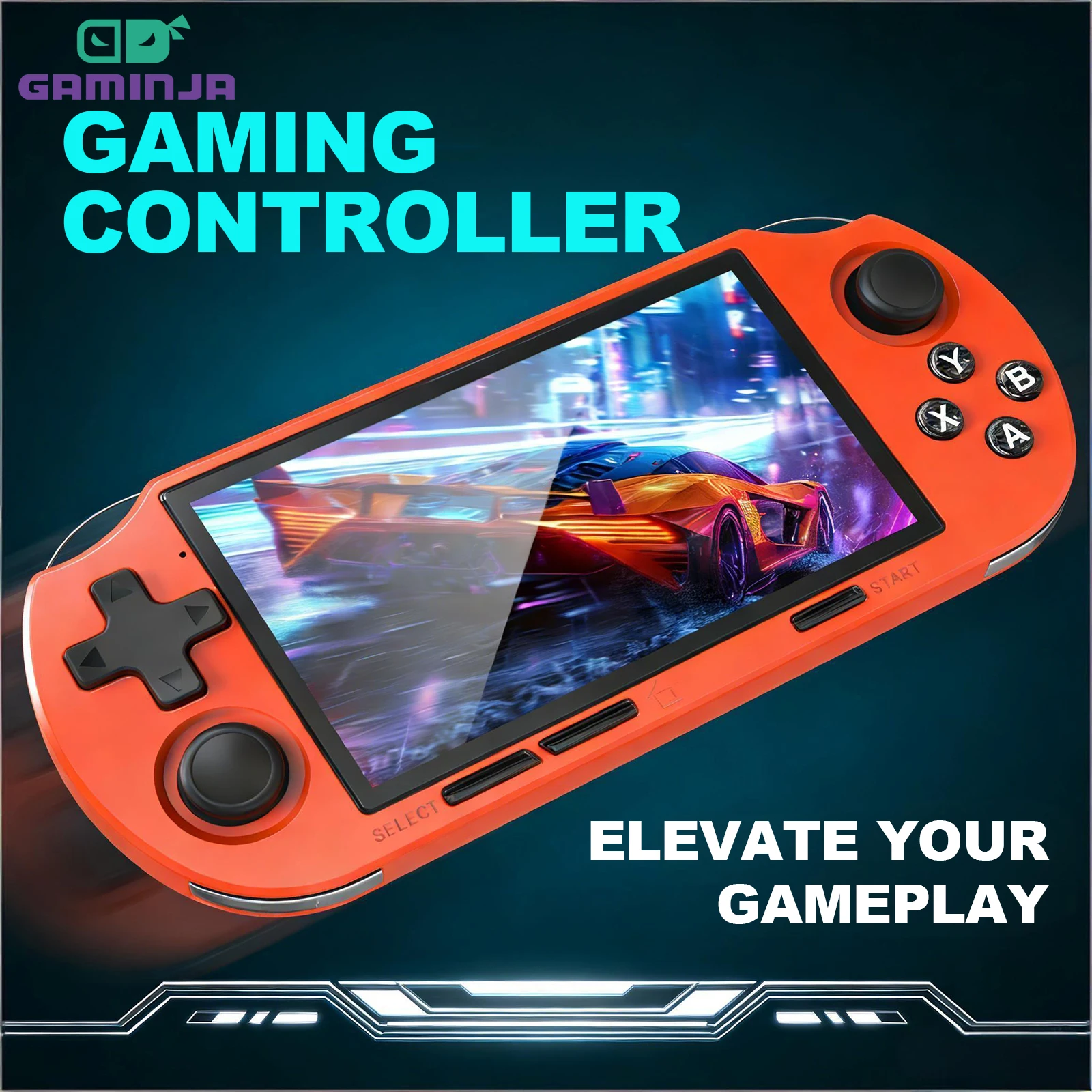 Gaming Console Youtube - GAMINJA Handheld Portable Gaming Console 4.5Inch