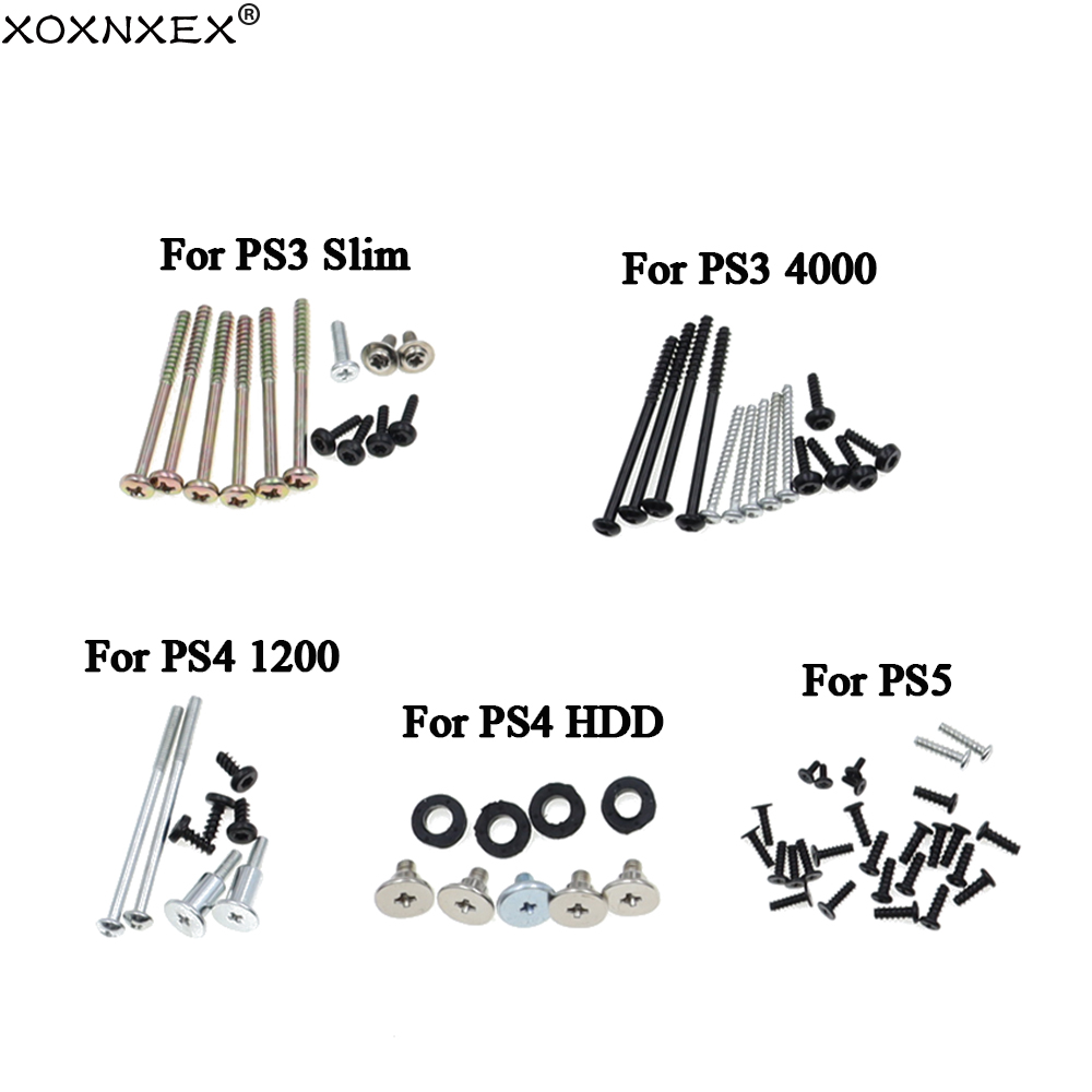 Gaming Console Station - 1Set Housing Shell Replacement Power Screws