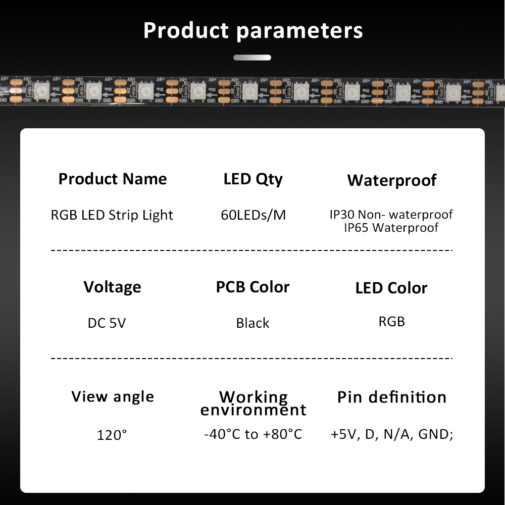 WS2812B 5V 3Pin ARGB LED Strip - đánh giá và giá Console Gaming Pc Case