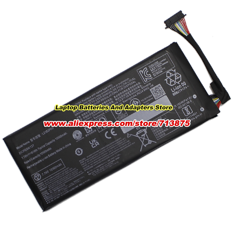 81Wh L23B2PK0 Battery 7.76V 10 - đánh giá và giá Gaming Console Lenovo