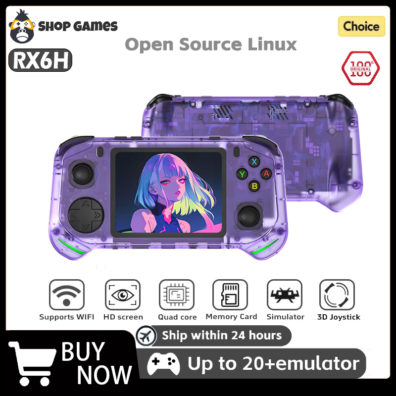 RX6H Retro Handheld Game Conso - đánh giá và giá Gaming Console Youtube