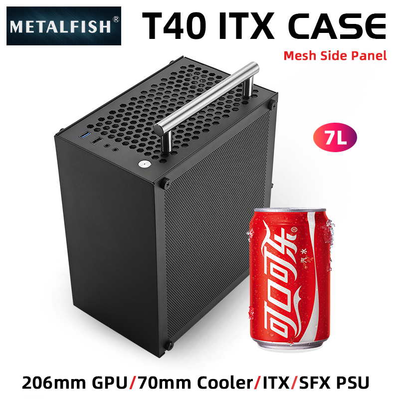 METALFISH T40 Mini ITX Black C - đánh giá và giá Console Gaming Pc Case