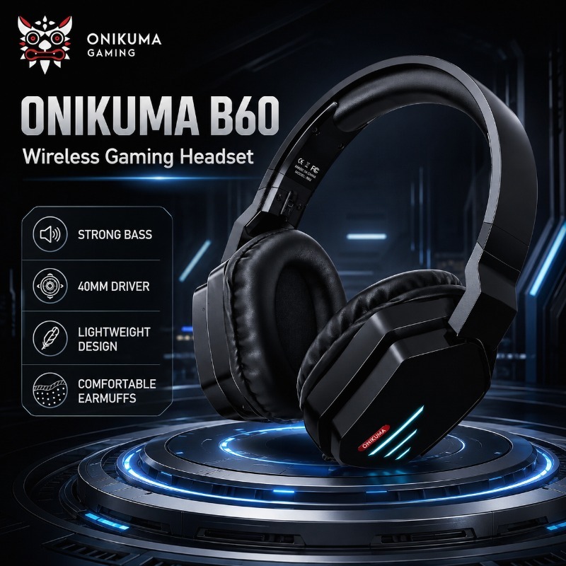 ONIKUMA B60 Wireless Gaming St - đánh giá và giá Gaming Console In Amazon