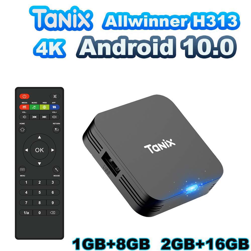 TANIX TX1 Android 10.0 Allwinn - đánh giá và giá Gaming Console Youtube