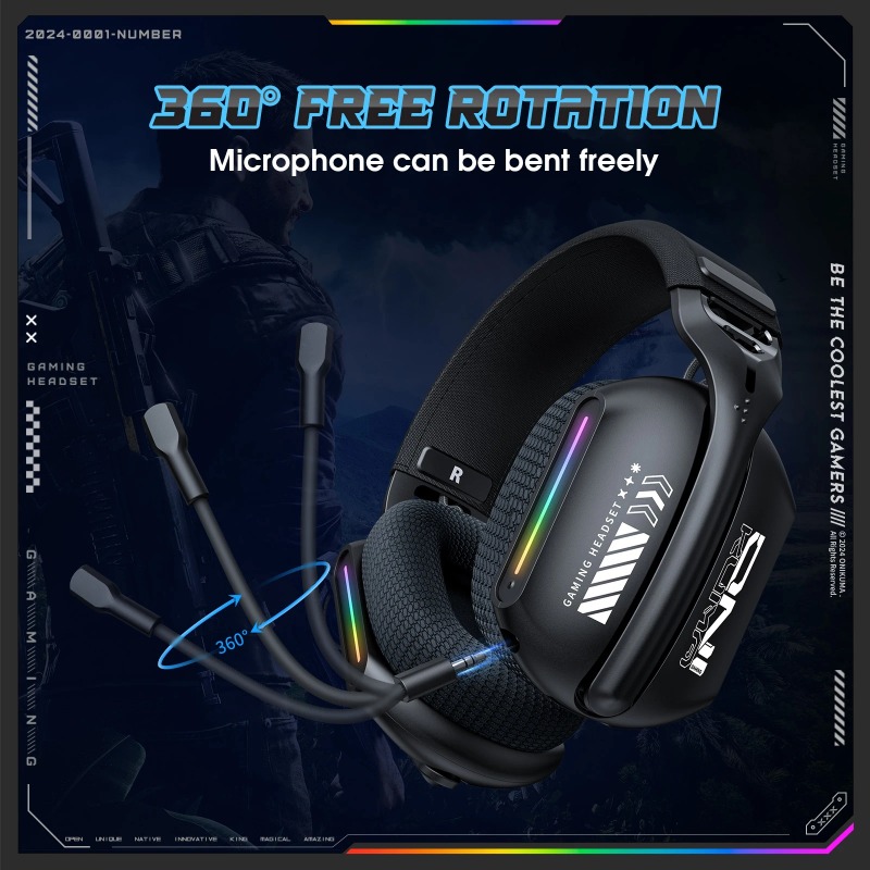 ONIKUMA GT808 Gaming Headset W - đánh giá và giá Gaming Console In Amazon