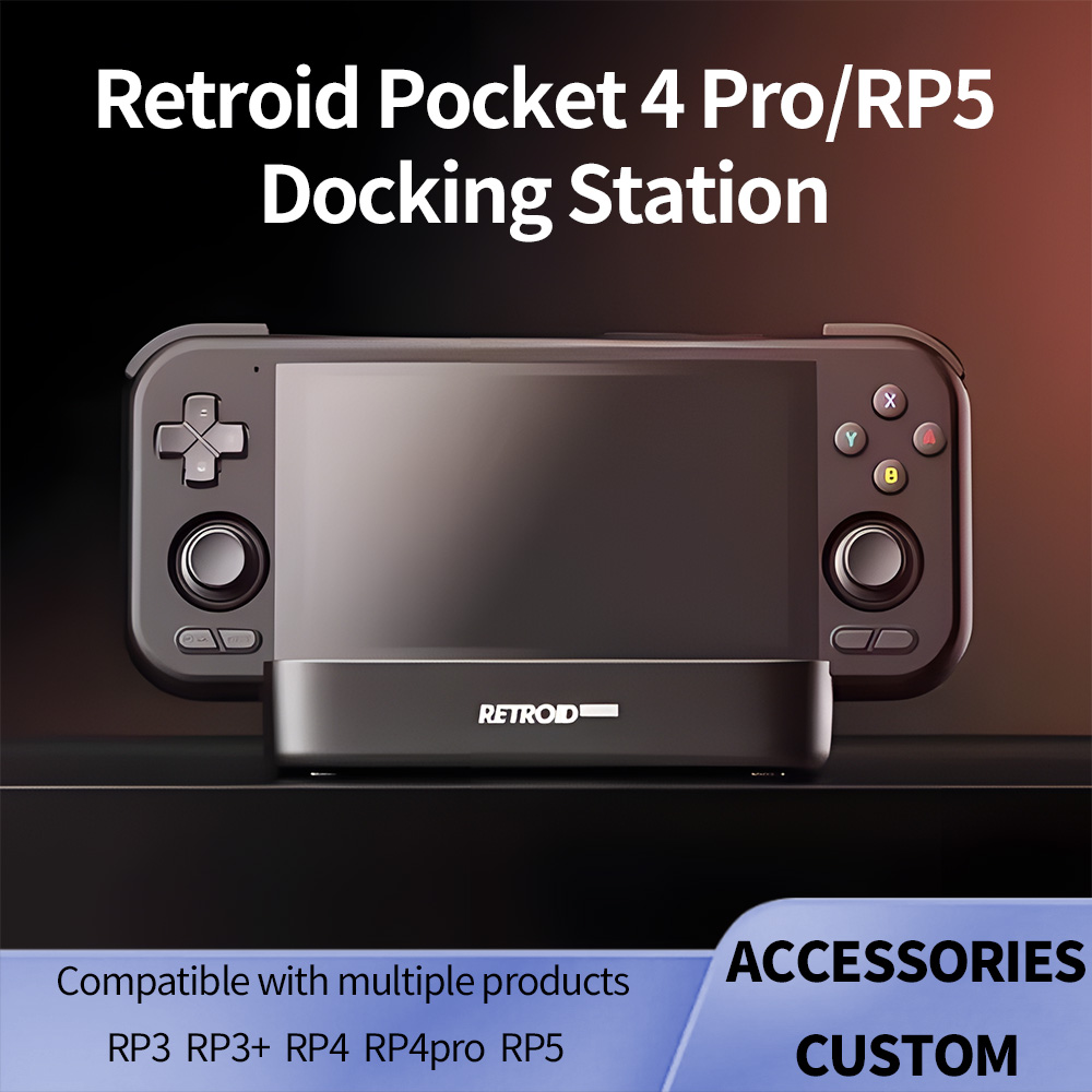 Retroid Pocket 5 Docking Stati - đánh giá và giá Gaming Console Station