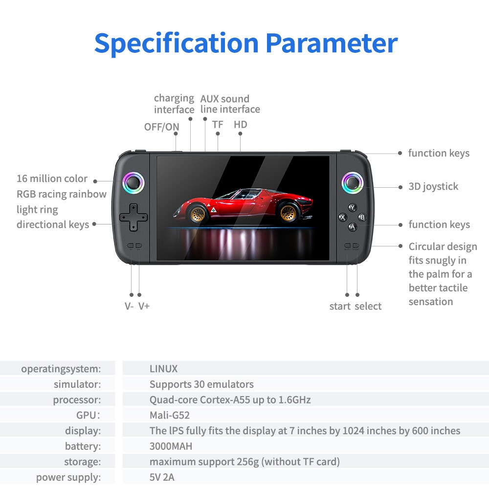 NEW M27 7 Inch IPS Screen  Han - đánh giá và giá Gaming Console Youtube