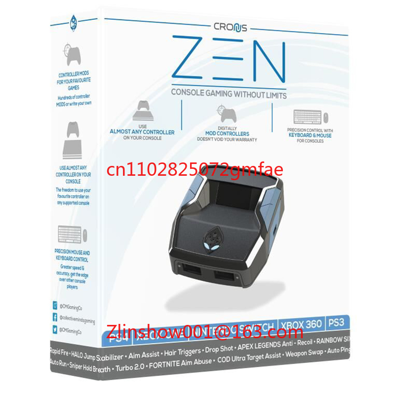Cronus ZEN MAX2 Game Adapter C - đánh giá và giá Console Gaming Without Limits Zen